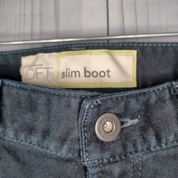 LOFT black Slim Boot black jeans - Picture 5 of 13